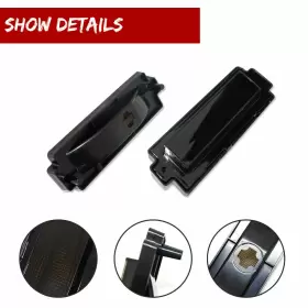 RB-356BH GTINTHEBOX Smoked Rear Marker Indicator Housings Kit #3