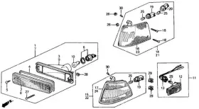 33301-SH4-A11 HONDA Lens