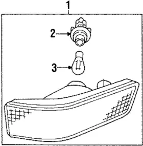 2610053U26 INFINITI Cornering Lamp