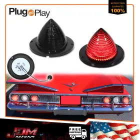 RB-438BD JDMTECH Bel Air Biscayne El Led Tail Brake Lights