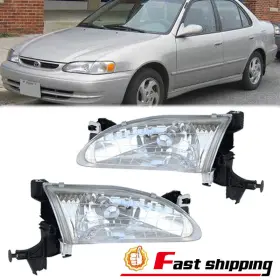 81520-02040 KSPEED Lh Rh Front Left Right Headlights Toyota