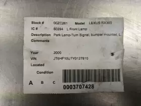 RX300 LEXUS Driver Left Marker #3