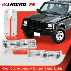 02SLA3901AWW LIUGOU74 Corner Lights Bumper Signal Xj Jeep