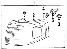 LB82-51-07XA MAZDA Lens Housing