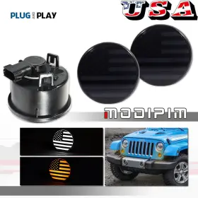 RB-181B-01 MODIPIM Jk Led Drl Turn Signal Lights Flag Kit