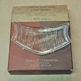 876018 MOPAR Deluxe Nos Right Left Lamp Lens S7 Desoto Park #2