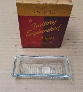 947123 MOPAR Deluxe Nos Left Glass Lamp Lens S10 Desoto Park #2 947123 MOPAR Deluxe Nos Left Glass Lamp Lens S10 Desoto Park #2