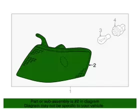 26124-9E000 NISSAN Lens Housing #2