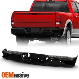 5489 OEMASSIVE Corner Step Rear Bump Set Sensor Hole 1500 Ram