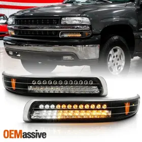 CBL-CS99-LED-BK OEMASSIVE Amber Led Bumper Signal Lights