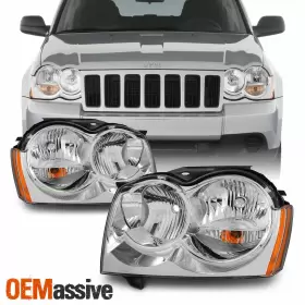 CH2503160 OEMASSIVE Amber Headlights Front Lamps Jeep