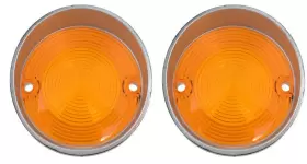 MB2121 OER Reproduction Amber Lamp Lens Set Cornet Dodge Park #2