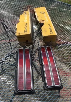 5959949 OLDSMOBILE Nos Ninety Tail Light Lenses Gm