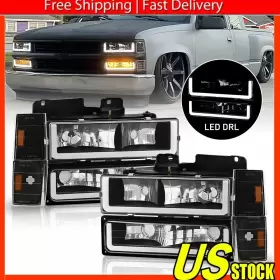 5977460 OXILAM Tube Headlights Corner Bumper Lamps Drl C10
