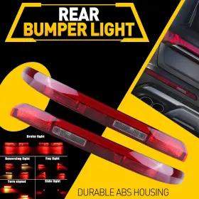 XPD-HGD-19862 OXILAM Left Right Bumper Reflector Light Set Q7