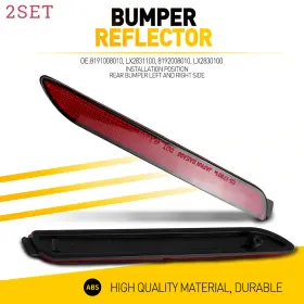 81920-48010 PEAKPARTS Left Right Rear Bumper Reflector Light