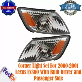 14860226 LEXUS Corner Light Set Bulb Driver Passenger ES300