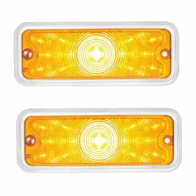 HR0983 PIRATE MFG Front Parking Light Housing Amber Led Chevy