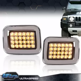 02SLA3205AWT PIT66 Led Corner Signal Lights Parking Lamps H2 #2