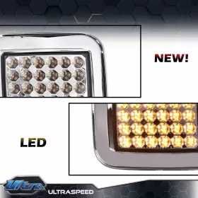 02SLA3205AWT PIT66 Led Corner Signal Lights Parking Lamps H2 #3
