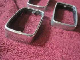 3403410 PLYMOUTH Duster Parking Light Bezels Lh Rh #2