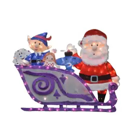 16366-L2D PRODUCTWORKS LLC Rudolphs Misfit Sleigh Light