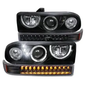 2LBLHP-S1098JMLED-RS SPEC-D TUNING Halo Projector Headlights