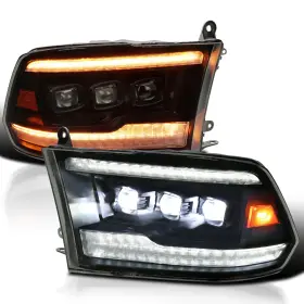 2LHE-RAM09SM-SQ-RS SPEC-D TUNING Projector Headlights Led Ram