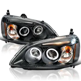 2LHP-CV01JM-TM SPEC-D TUNING Led Halo Projector Headlights