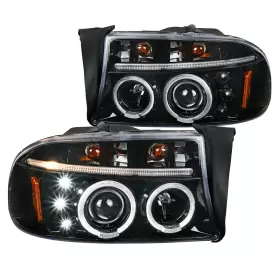 2LHP-DAK97BK-TM SPEC-D TUNING Jet Led Halo Projector Dodge