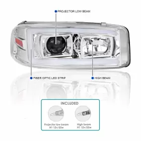 2LHP-DEN00-G2-TM SPEC-D TUNING Led Tube Projector Headlights #3
