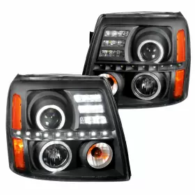 2LHP-ECLD02JM-RS SPEC-D TUNING Led Halo Projector Headlights