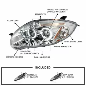 2LHP-ELP06-TM SPEC-D TUNING Led Halo Projector Headlights #3