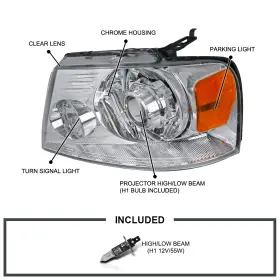 2LHP-F15004-RS SPEC-D TUNING Projector Headlights Left Right #3