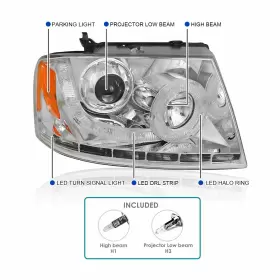 2LHP-F15004-V2-RS SPEC-D TUNING Led Strip Projector Lamps #3