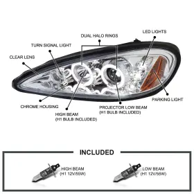 2LHP-GAM99-TM SPEC-D TUNING Am Led Halo Projector Headlights #3