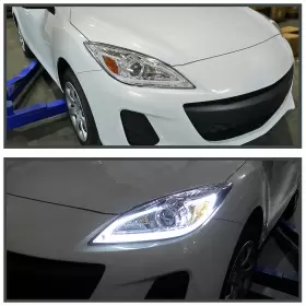 2LHP-MZ310-TM SPEC-D TUNING Led Strip Projector Headlights #2
