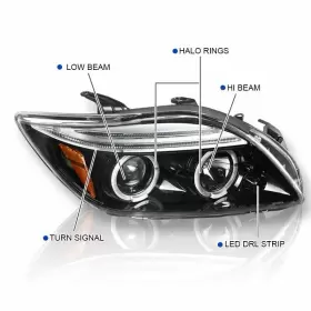 2LHP-TC05BK-TM SPEC-D TUNING Jet Led Halo Projector Lamps Tc #3