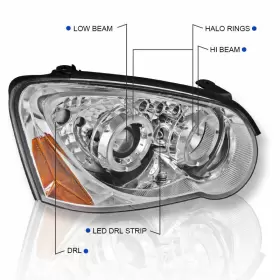 2LHP-WRX05-TM SPEC-D TUNING Led Halo Projector Headlights #3