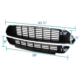HG-MST15CA-BN SPEC-D TUNING Front Upper Bumper Lower Grille #3