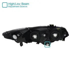 LH-CV062JM-RS SPEC-D TUNING Door Headlights Head Lamps Honda #3