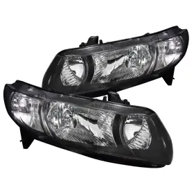 LH-CV062JM-RS SPEC-D TUNING Door Headlights Head Lamps Honda