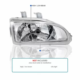 LH-CV92-APC SPEC-D TUNING Eg Eh Ej Headlights Head Lamps Left #3