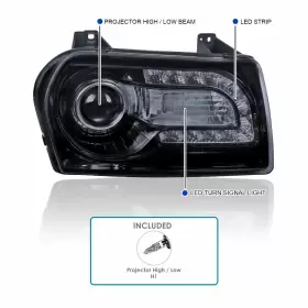 LHP-30005G-V2-TM SPEC-D TUNING Glossy Led Signal Projector #3