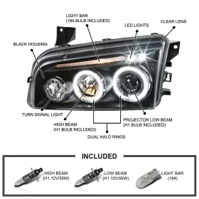LHP-CHG05JM-TM SPEC-D TUNING Charger Led Halo Projector Lamp #3