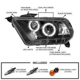 LHP-MST10JM-TM SPEC-D TUNING Led Halo Projector Headlights #3