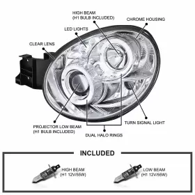 LHP-WRX02-TM SPEC-D TUNING Led Halo Projector Headlights Wrx #3