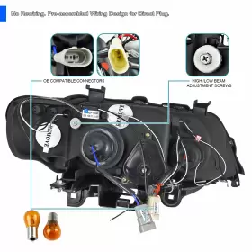 LHP-X500JM-TM SPEC-D TUNING Dual Halo Projector Headlights #3