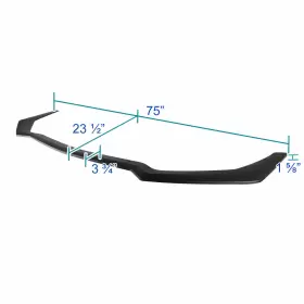 LPF-MST18B-BN SPEC-D TUNING Front Bumper Lip Spolier Splitter #3