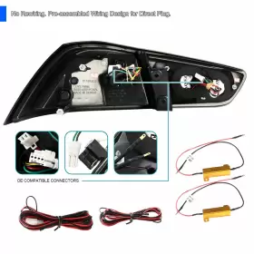 LT-EVO08BBLED-TM SPEC-D TUNING Led Tail Lights Lamps Lancer #3